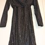 Stunning long sleeve sparkly midi dress from Kyla Image 4
