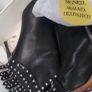 Alexander McQueen Black Studded Wing Ankle Boots Sz 40 (Fit 7UK)  - Rrp 795 (New) Image 2