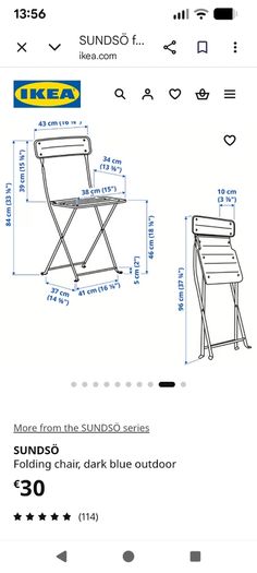 Orange IKEA garden chairs - brand new