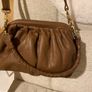 Tim & Simonsen all leather tan danish hand bag Image 4