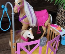 Barbie horse set