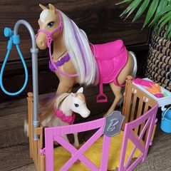 Barbie horse set