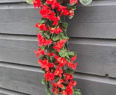hanging artificial flower