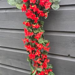 hanging artificial flower