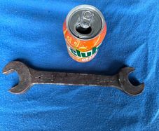 Vintage Lion Brand spanner 7/8 11/16