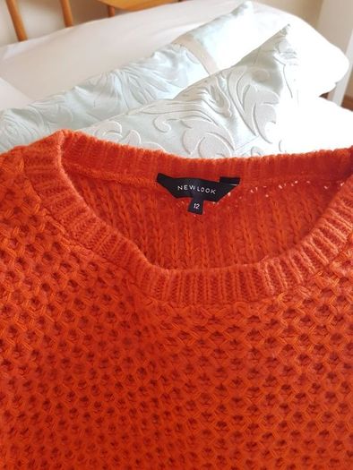 New look Orange Jumper - Size 12