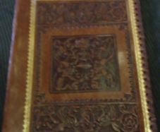 Tooled Leather Portfolio  Cover