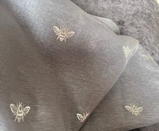 Silver Voile curtains