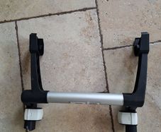 Bugaboo adapter for carseat. Attach carseat to buggy for easy transport from car.