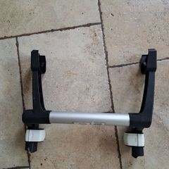 Bugaboo adapter for carseat. Attach carseat to buggy for easy transport from car.