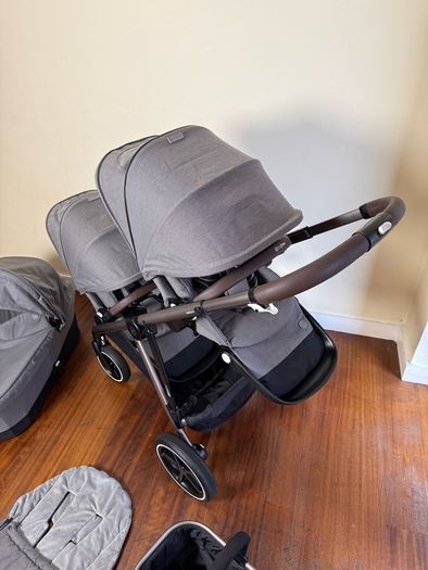 Cybex Gazelle S double pram twin buggy travel system