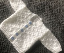 Newborn baby boy cardigan