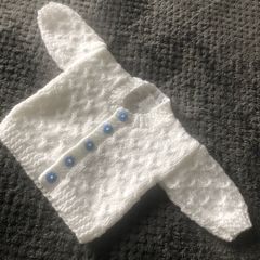 Newborn baby boy cardigan