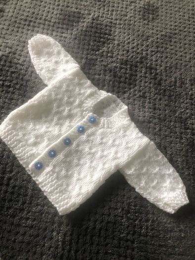 Newborn baby boy cardigan