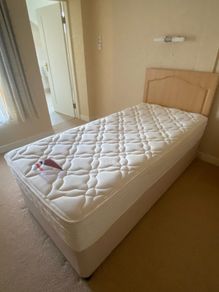 single bed & matching bedside locker