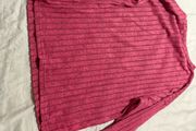 Two Piece Pink Ribbed Leggings and Top