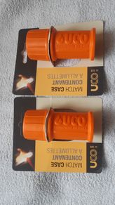 UCO Stormproof Match Case (no matches included) Orange Camping Emergency Bushcraft Survival Geocaching