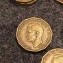 59x George VI threepence coin 1937 to 1952 Image 8