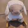 Beautiful Plush Lamb Baby Rocker. Excellent Condition Image 2