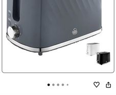 Grey silvercrest toaster never used