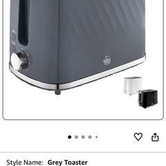 Grey silvercrest toaster never used