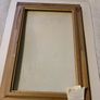 frame A rich dark-wood and gilt picture frame featuring a textured fabric mat liner. Image 7