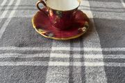 Antique Paladin China Demitasse Cup &amp; Saucer E. Hughes Pattern 3070