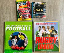 Beautiful Collection of Books for the Ultimate Sports Fan - Soccer, Football, GAA & Rugby Fan