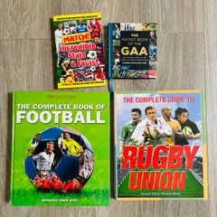 Beautiful Collection of Books for the Ultimate Sports Fan - Soccer, Football, GAA & Rugby Fan
