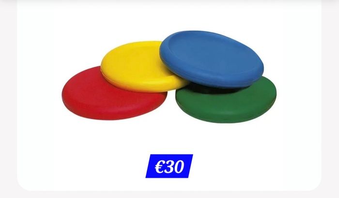 4 Foam Frisbees