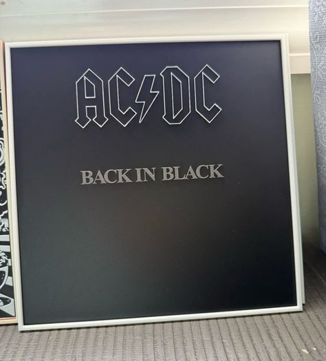 AC/DC 3D printed album cover