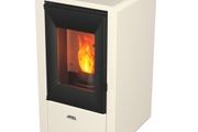 Nina 7kW White Wood Pellet Stove