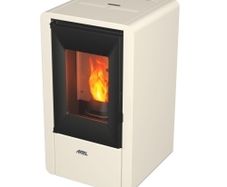 Nina 7kW White Wood Pellet Stove