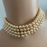 pearl choker necklace Image 5