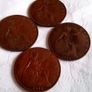 1918 Copper Pennies. Image 3
