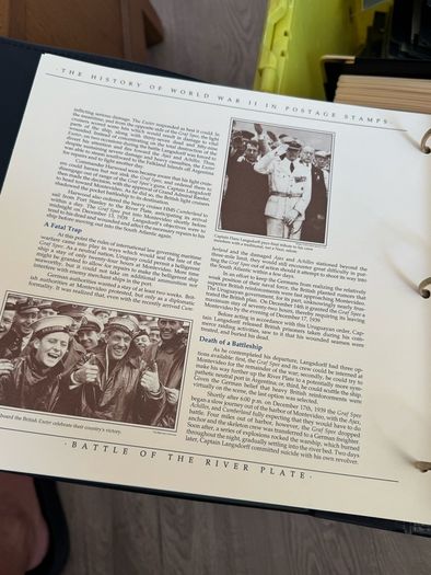 The History of World War II in post stamps