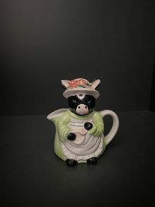 Novelty cow milk jug