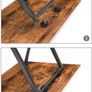 Set of 2 Side Tables, Folding Tray Tables, Serving Tables, Snack Tables, Industrial Style, Coffee Tables, TV Trays for Small Spaces, Easy to Assemble, Sturdy Image 4
