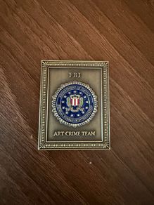 FBI Challenge Coin - Art Crime Team