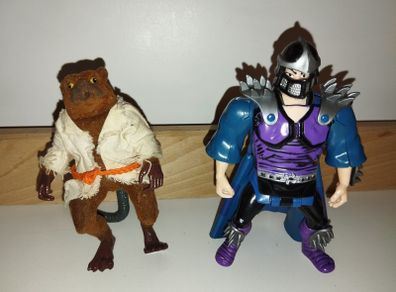 90s TMNT Figures Splinter & Shredder  20e Lot