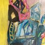 Original Abstract Painting Impression of KlimtS Ladyb with Fan - Irish Figurative Art Eclectic Art Image 7