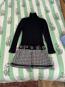 Lovely black and white dress