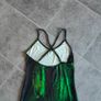 Brand New Green Tie Dye Split Hem Cami Dress size S Image 5