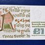 Set of 5 In Sequence Ireland 1 Pound 1989  (HAK) Banknote's Image 4