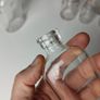 347 - Set of 6 Vintage Collectible Decorative Clear Glass Bottles and Jars Image 6