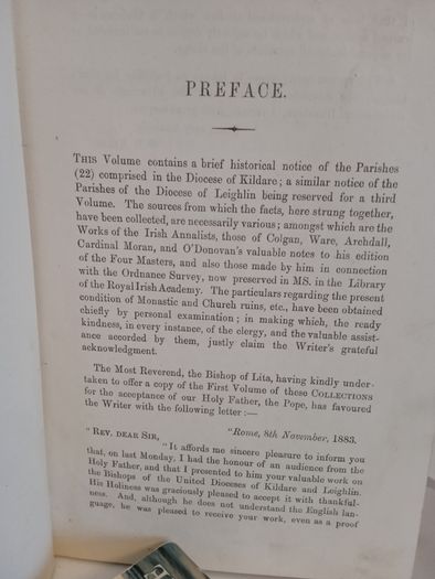Collections Relating to the Dioceses of Kildare and Leighlin: Second Series - Diocese of Kildare by Rev. M. Comerford (RB18)