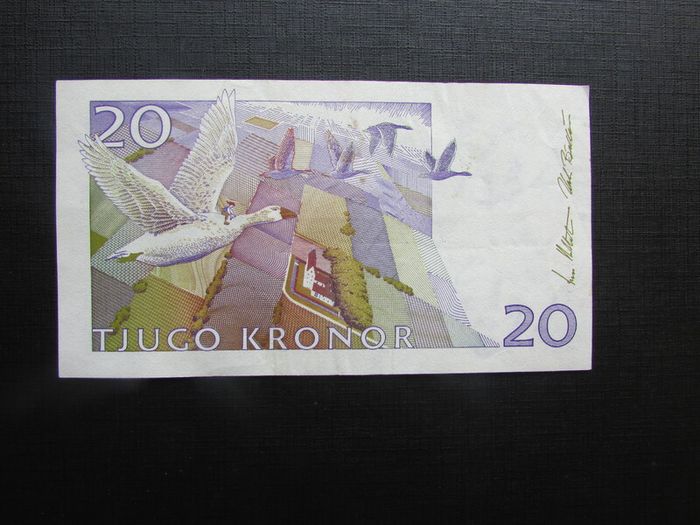 Sweden 1995.20 Kronor.Banknote.Bright crisp.