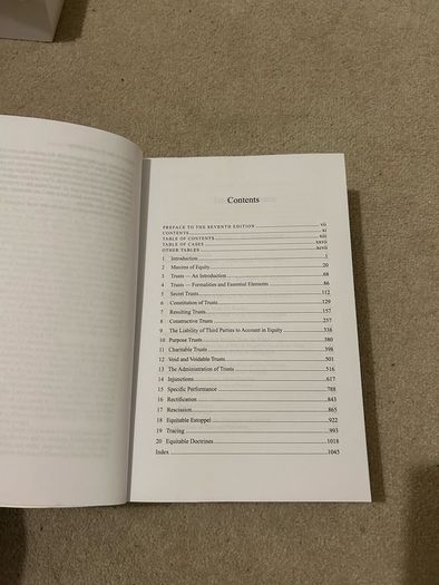 Equity and the Law of Trusts Book
