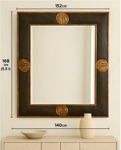 Large Decorative Wall Mirror / antique mirror