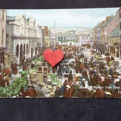 Ireland Postcard : Paddy's Market , Coal Quay , Cork - 1900s